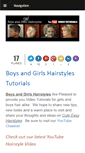 Mobile Screenshot of boysandgirlshairstyles.com